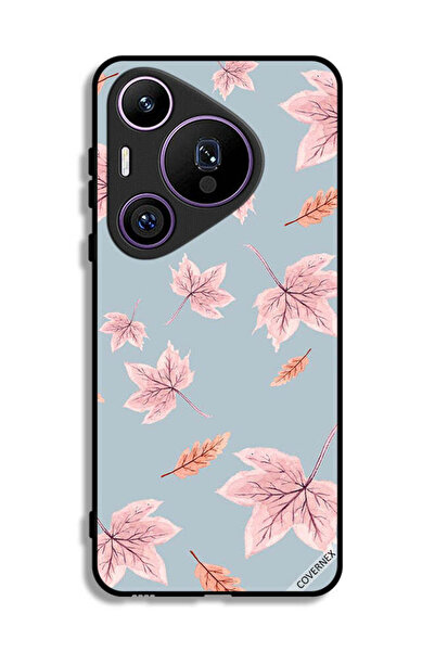 Covernex غطاء حماية لهاتف هواوي بيورا 70 برو بنقشة أوراق الخريف