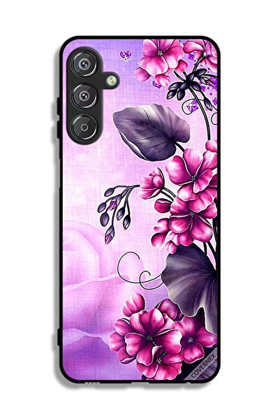 Covernex غطاء حماية لهاتف سامسونج جالاكسي F15 5G بخلفية زهور رومانسية