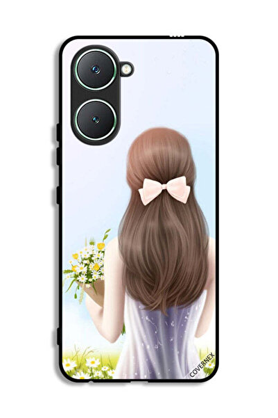 Covernex غطاء حماية لهاتف Vivo Y03 4G بتصميم فتاة جميلة