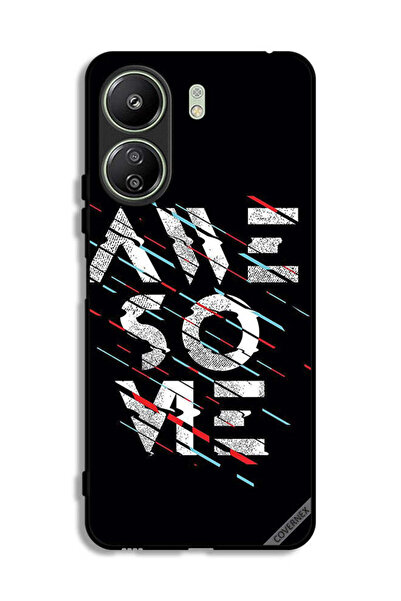 Covernex غطاء حماية لهاتف شاومي ريدمي 13 سي بكلمة خطية رائعة