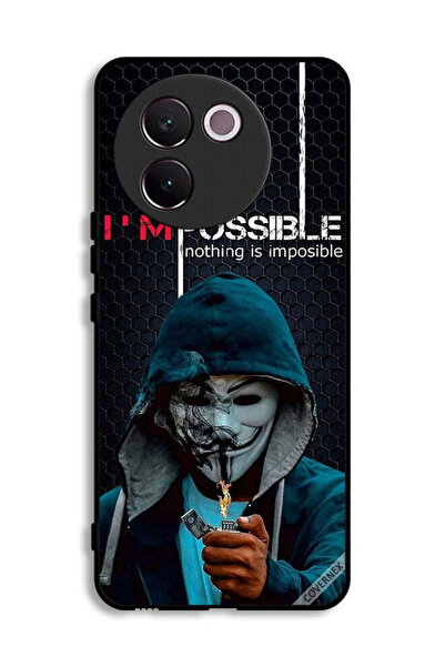 Covernex غطاء حماية لهاتف Vivo V30e 5G بخلفية "أنا ممكن، لا شيء مستحيل"