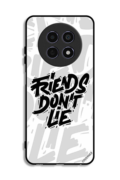 Covernex غطاء حماية لهاتف Realme 12 5G بطبعة "أصدقاء الخط لا يكذبون"