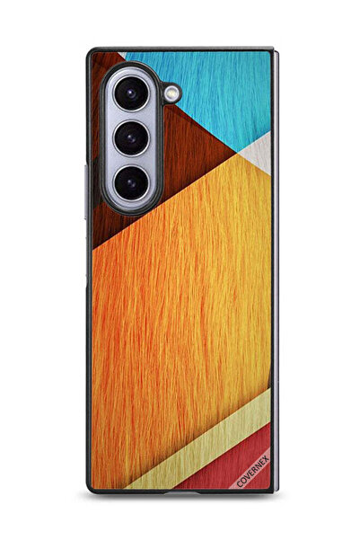 Covernex غطاء حماية لهاتف سامسونج جالاكسي زد فولد 6 بتصميم خشبي