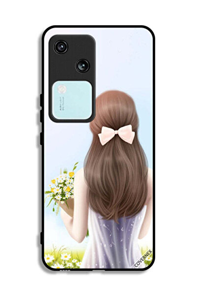Covernex غطاء حماية لهاتف Vivo S18 5G بتصميم فتاة جميلة