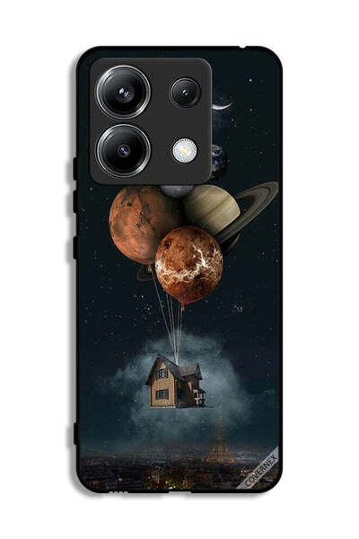 Covernex غطاء حماية لهاتف Xiaomi Poco X6 5G بتصميم Balloon Planets Takes Home