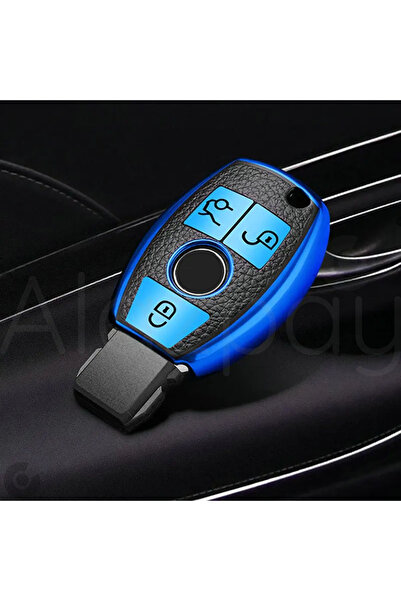 Alazpay Mercedes A B C E S G Serisi GL GLA GLC CLA CLS AMG Deri Görünüm TPU A...