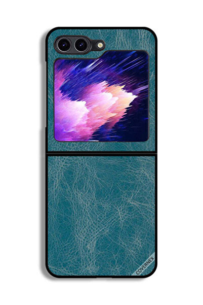 Covernex غطاء حماية لهاتف Samsung Galaxy Z Flip6 بنمط جلدي عتيق
