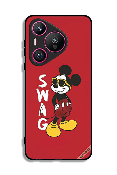 Covernex غطاء حماية لهاتف هواوي بيورا 70 بتصميم ميكي ماوس من Swag