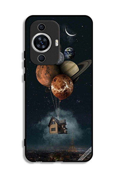 Covernex غطاء حماية لهاتف هواوي نوفا 12 لايت - بالونات الكواكب تأخذك إلى المنزل