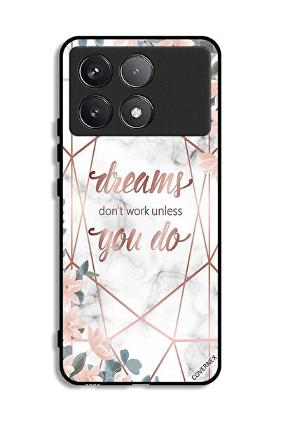 Covernex غطاء حماية لهاتف Xiaomi Poco F6 Pro الأحلام لا تتحقق إلا إذا فعلتها