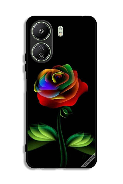 Covernex Xiaomi Redmi 13C Protective Case Cover Rainbow Color Rose