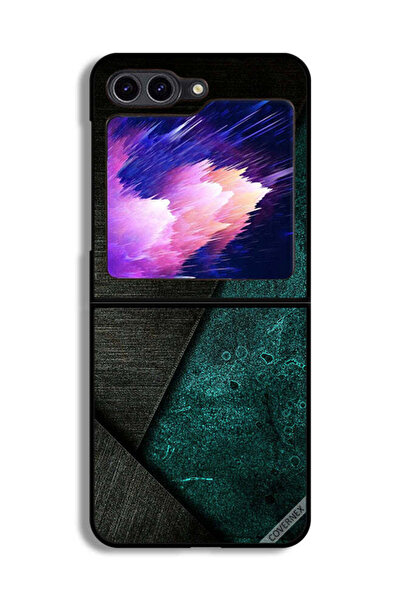 Covernex غطاء حماية لهاتف Samsung Galaxy Z Flip6 بخلفية تجريدية