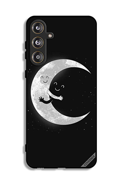 Covernex غطاء حماية لهاتف سامسونج جالاكسي M55 5G بتصميم عناق القمر والسماء ال...