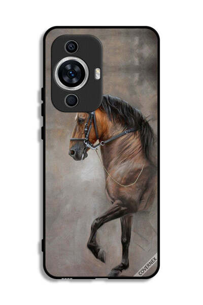 Covernex غطاء حماية لهاتف هواوي نوفا 12 إس، صورة حصان عتيقة