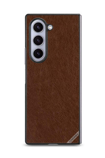 Covernex غطاء حماية جلدي بنمط لهاتف Samsung Galaxy Z Fold6