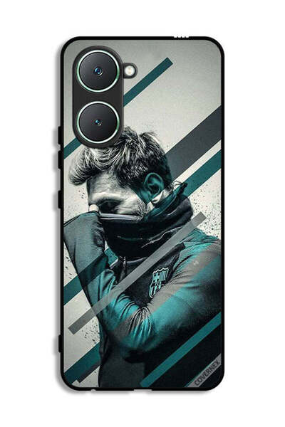 Covernex غطاء حماية لهاتف Vivo Y03 4G بطبعة وجه ميسي المختبئ