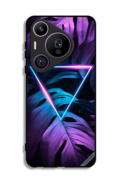 Covernex غطاء حماية لهاتف هواوي بيورا 70 برو بتصميم مثلث الإضاءة