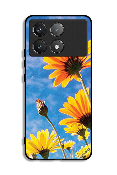 Covernex غطاء حماية لهاتف شاومي ريدمي K70 بنقشة عباد الشمس