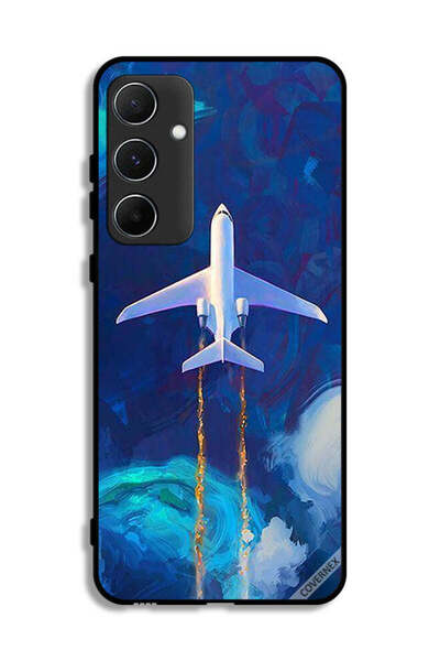 Covernex غطاء حماية لهاتف سامسونج جالاكسي A55 5G برسومات طائرة