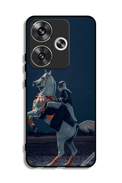 Covernex غطاء حماية لهاتف شاومي ريدمي توربو 3 5G، شاب على حصان