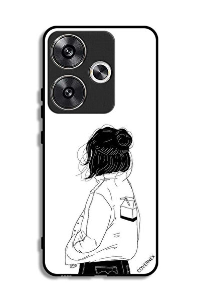 Covernex غطاء حماية Xiaomi Poco F6 5G فتاة تفكر بعمق كبير