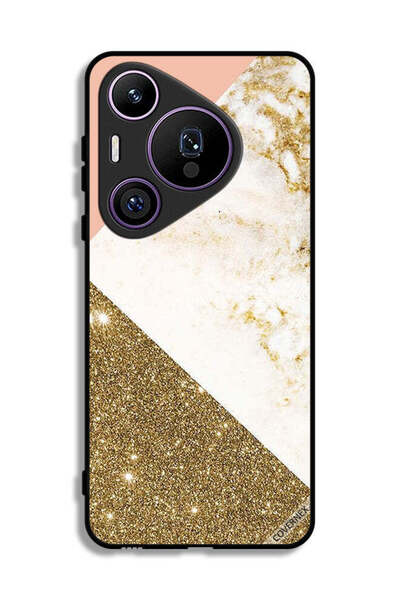 Covernex غطاء حماية لهاتف هواوي بيورا 70 برو بنقشة لامعة ورخامية