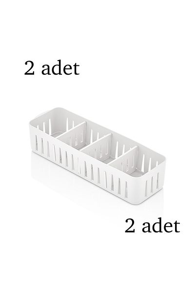 Mons 2Pcs Closet Organizer Drawer Closet Organizer Socks Laundry Jewelry Desk Organizer Qlux