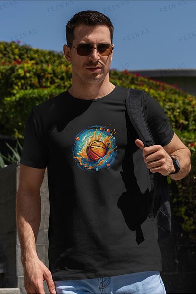 feinas Ανδρικό Tshirt - Μπάσκετ