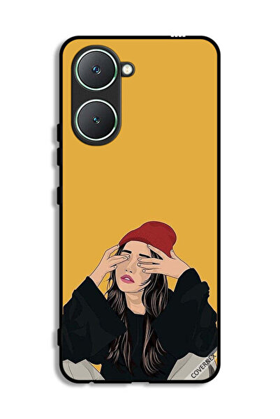 Covernex غطاء حماية لهاتف Vivo Y03 4G برسومات فتاة حزينة