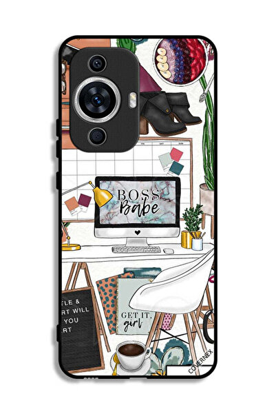 Covernex غطاء حماية لهاتف هواوي نوفا 12 إس - مشبك فني من Boss Babe