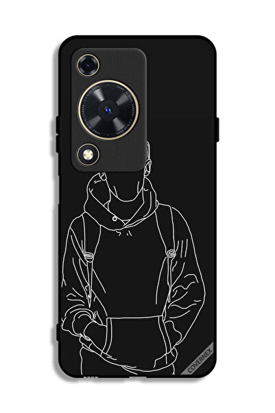Covernex غطاء حماية لهاتف هواوي إنجوي 70 برسم جاكيت بوي
