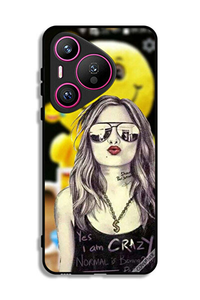 Covernex غطاء حماية لهاتف هواوي بيورا 70 - نعم، أنا مجنون - العادي ممل