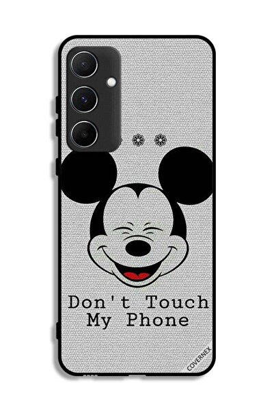Covernex Samsung Galaxy A55 5G Protective Case Cover Don't Touch My Phone Mickey