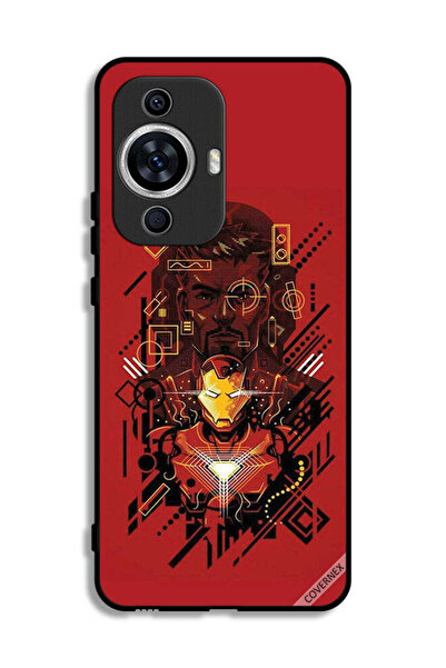 Covernex غطاء حماية لهاتف هواوي نوفا 12 إس برسومات الرجل الحديدي