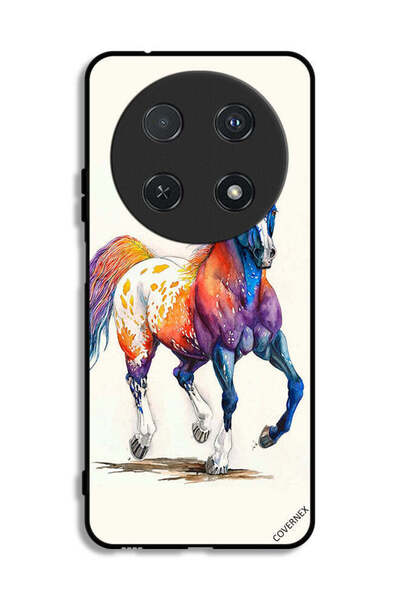Covernex غطاء حماية لهاتف هواوي نوفا 12i بتصميم رسمة حصان