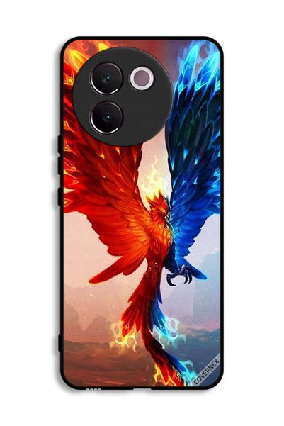 Covernex غطاء حماية Vivo V30e 5G بخلفية نسر النار والماء