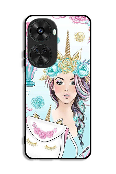 Covernex غطاء حماية لهاتف هواوي نوفا 12 إس إي مزين برسومات رموش على الحقيبة و...