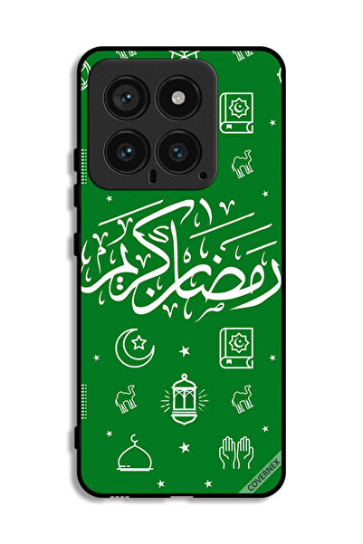 Covernex غطاء حماية لهاتف شاومي 14 - رمضان كريم - أخضر