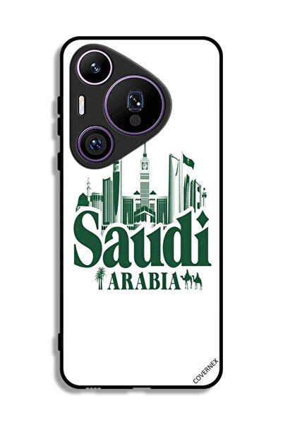 Covernex غطاء حماية لهاتف هواوي بيورا 70 برو - عمل فني من المملكة العربية الس...