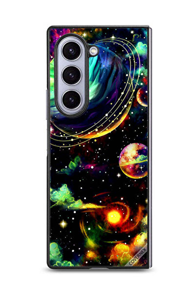 Covernex غطاء حماية لهاتف سامسونج جالاكسي زد فولد 6 - نباتات زحل