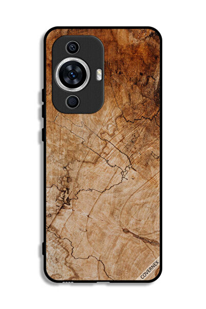 Covernex غطاء حماية لهاتف هواوي نوفا 12 لايت بنمط خشبي عتيق