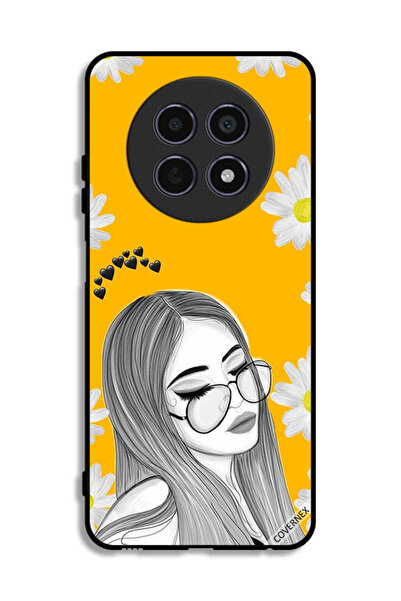 Covernex غطاء حماية لهاتف Realme 12 5G برسومات فنية لفتاة ونظارات