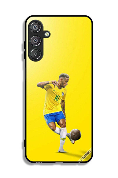 Covernex غطاء حماية لهاتف سامسونج جالاكسي F15 5G، نيمار مع كرة قدم
