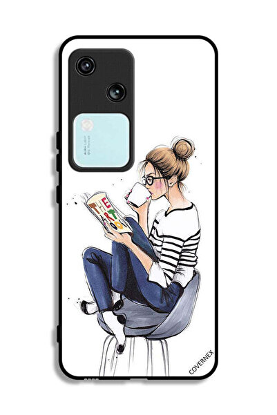 Covernex غطاء حماية لهاتف Vivo S18 5G - قراءة كتاب الفن