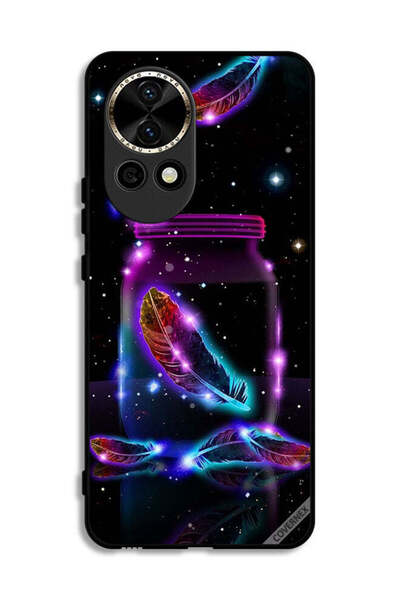 Covernex غطاء حماية لهاتف هواوي نوفا 12 5G بنقشة ريش في جرة