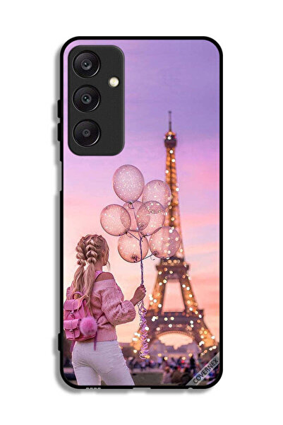 Covernex غطاء حماية لهاتف سامسونج جالاكسي A25 5G بطبعة فتاة تحمل بالونات