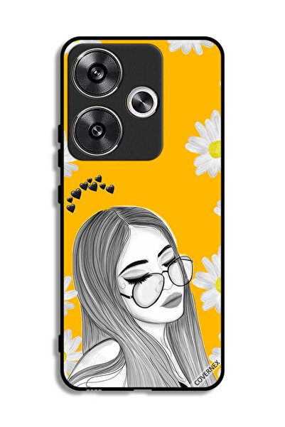 Covernex غطاء حماية لهاتف شاومي ريدمي توربو 3 5G برسومات فنية لفتاة