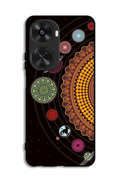 Covernex غطاء حماية لهاتف هواوي نوفا 12 SE بتصميم ماندالا للنظام الشمسي
