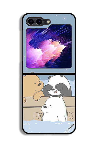 Covernex غطاء حماية لهاتف Samsung Galaxy Z Flip6 بتصميم Bear Friends