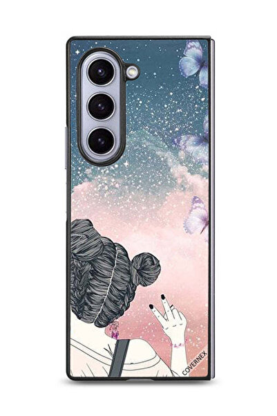 Covernex غطاء حماية لهاتف سامسونج جالاكسي زد فولد 6 بتصميم علامة النصر